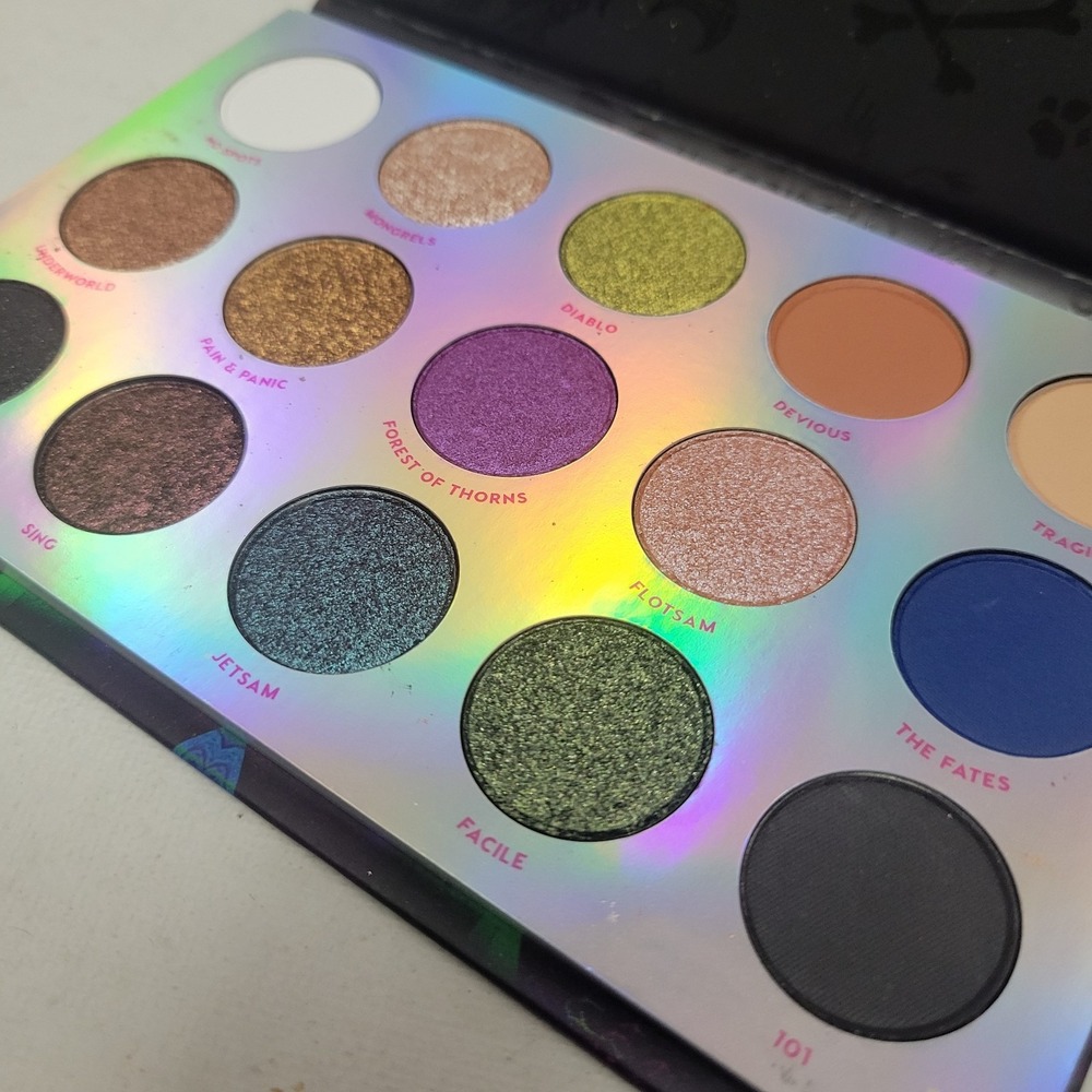 NEW No Box Colourpop x Disney‎ Villains Misunderstood Pressed Powder Eye Palette